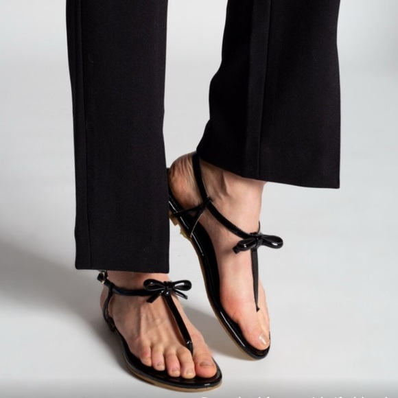 Kate Spade Black and Gold Sandals - Picture 6 of 6